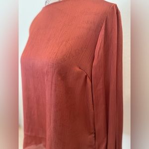 H&M blouse burgundy- size 6